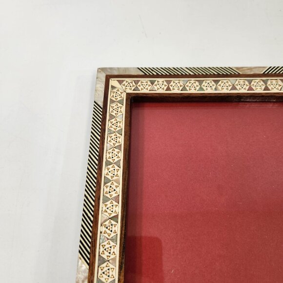 Vintage Marquetry Inlay Picture Frames Bundle of 2 - Picture 15 of 16